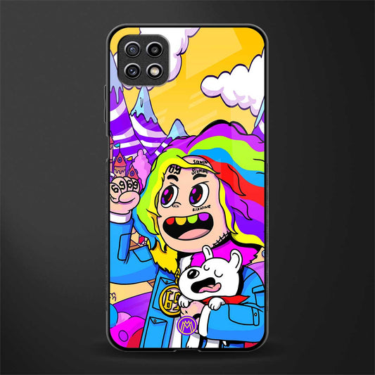 tekashi 6ix9ine back phone cover | glass case for samsung galaxy f42