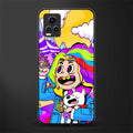tekashi 6ix9ine back phone cover | glass case for vivo v21e 4g