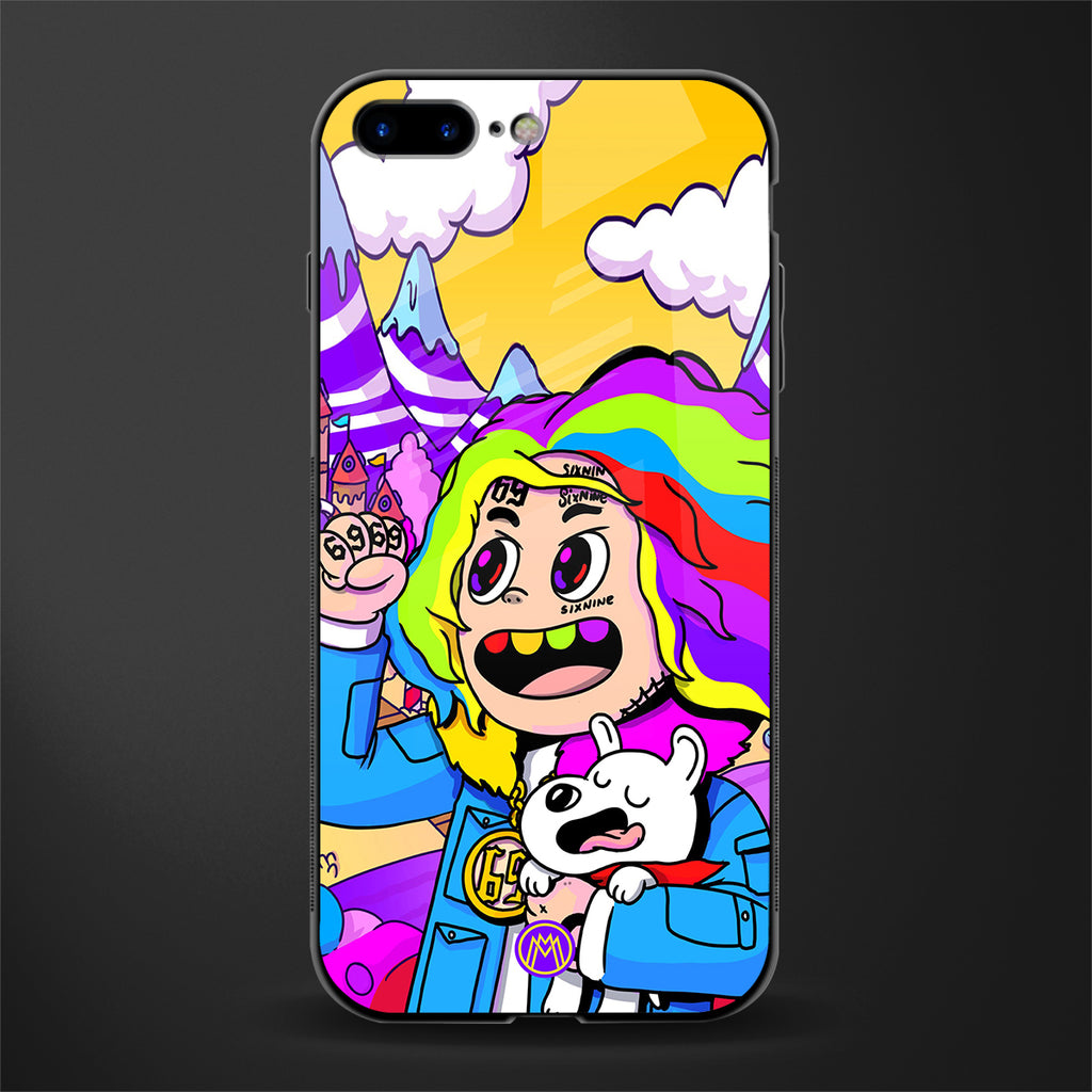 tekashi 6ix9ine glass case for iphone 8 plus image