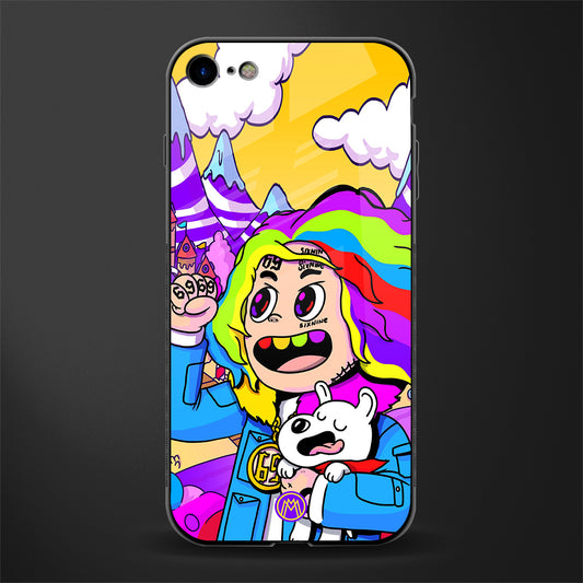 tekashi 6ix9ine glass case for iphone 7 image