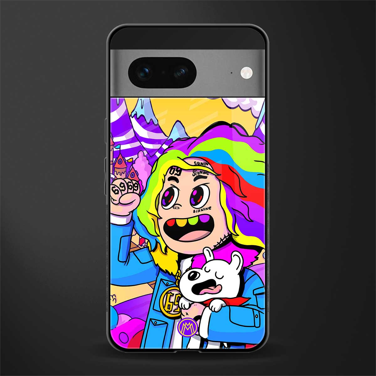 tekashi 6ix9ine back phone cover | glass case for google pixel 7