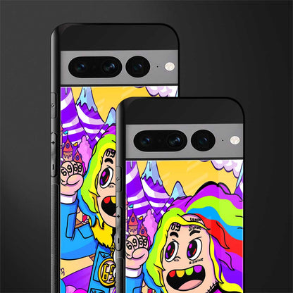 tekashi 6ix9ine back phone cover | glass case for google pixel 7 pro