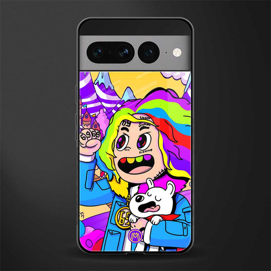tekashi 6ix9ine back phone cover | glass case for google pixel 7 pro