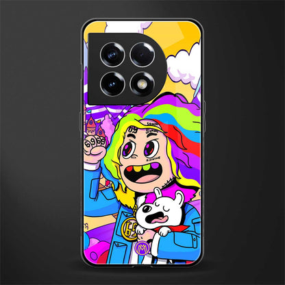 tekashi 6ix9ine back phone cover | glass case for oneplus 11