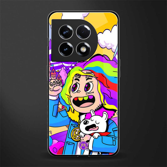 tekashi 6ix9ine back phone cover | glass case for oneplus 11