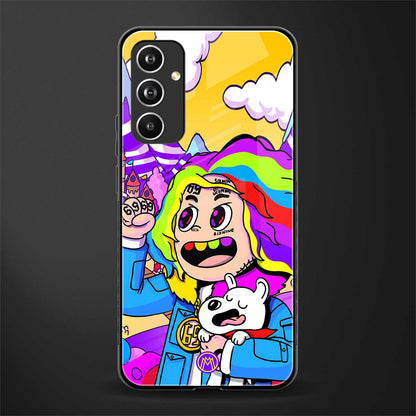 tekashi 6ix9ine back phone cover | glass case for samsung galaxy a54 5g