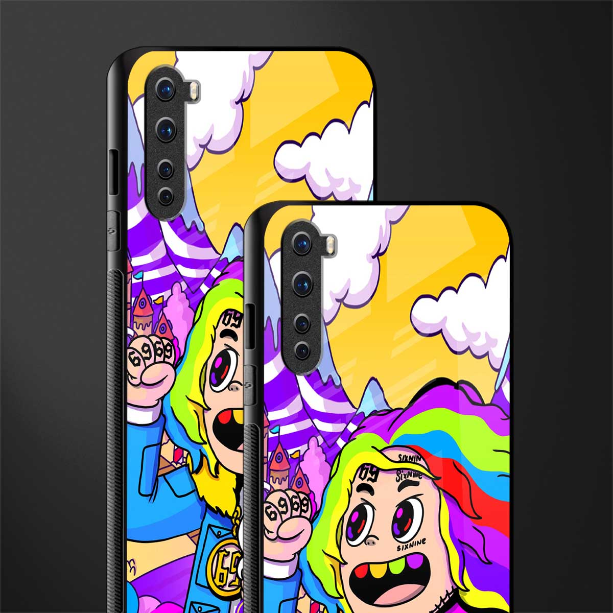 tekashi 6ix9ine glass case for oneplus nord ac2001 image-2