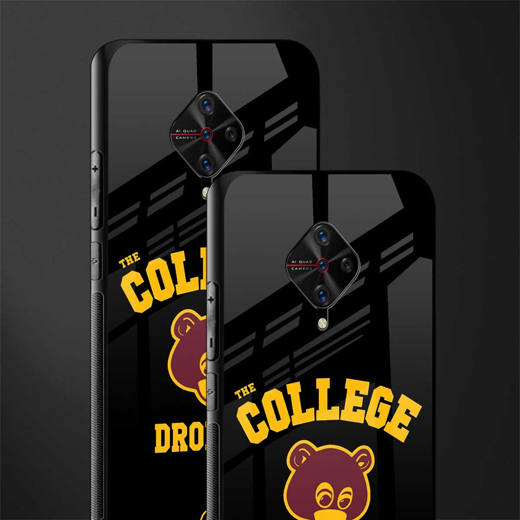the college dropout glass case for vivo s1 pro image-2