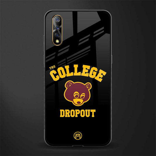 the college dropout glass case for vivo s1 image