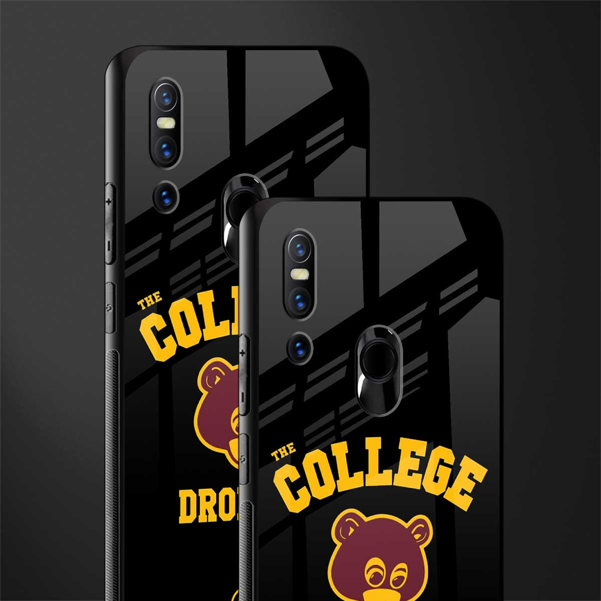 the college dropout glass case for vivo v15 image-2