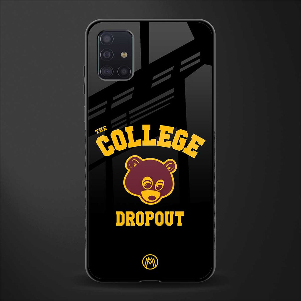 the college dropout glass case for samsung galaxy a71 image