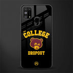 the college dropout glass case for samsung galaxy m31 prime edition image