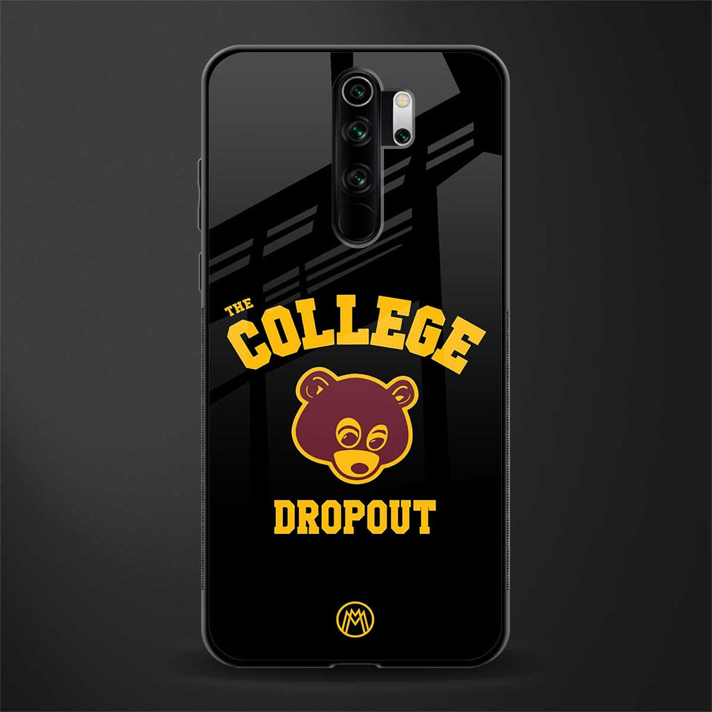 the college dropout glass case for redmi note 8 pro image