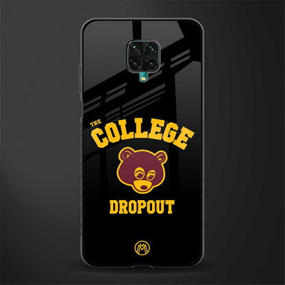 the college dropout glass case for redmi note 9 pro max image