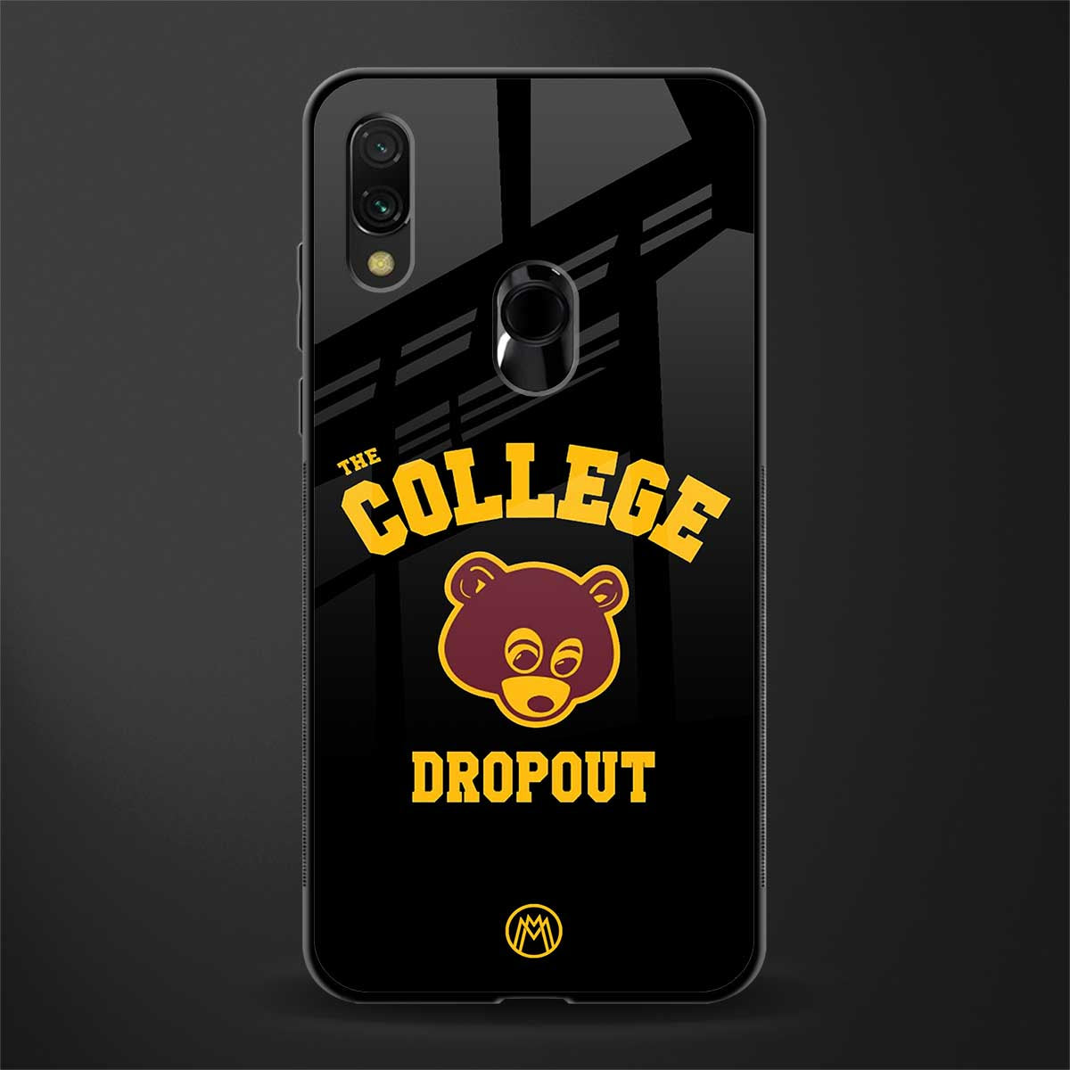 the college dropout glass case for redmi y3 image