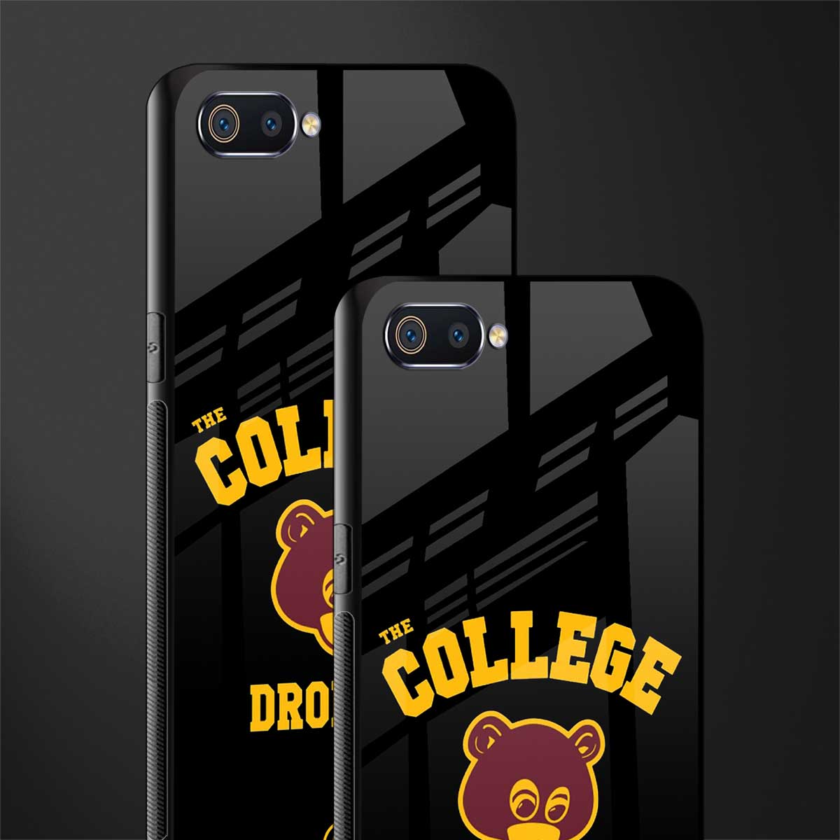the college dropout glass case for realme c2 image-2