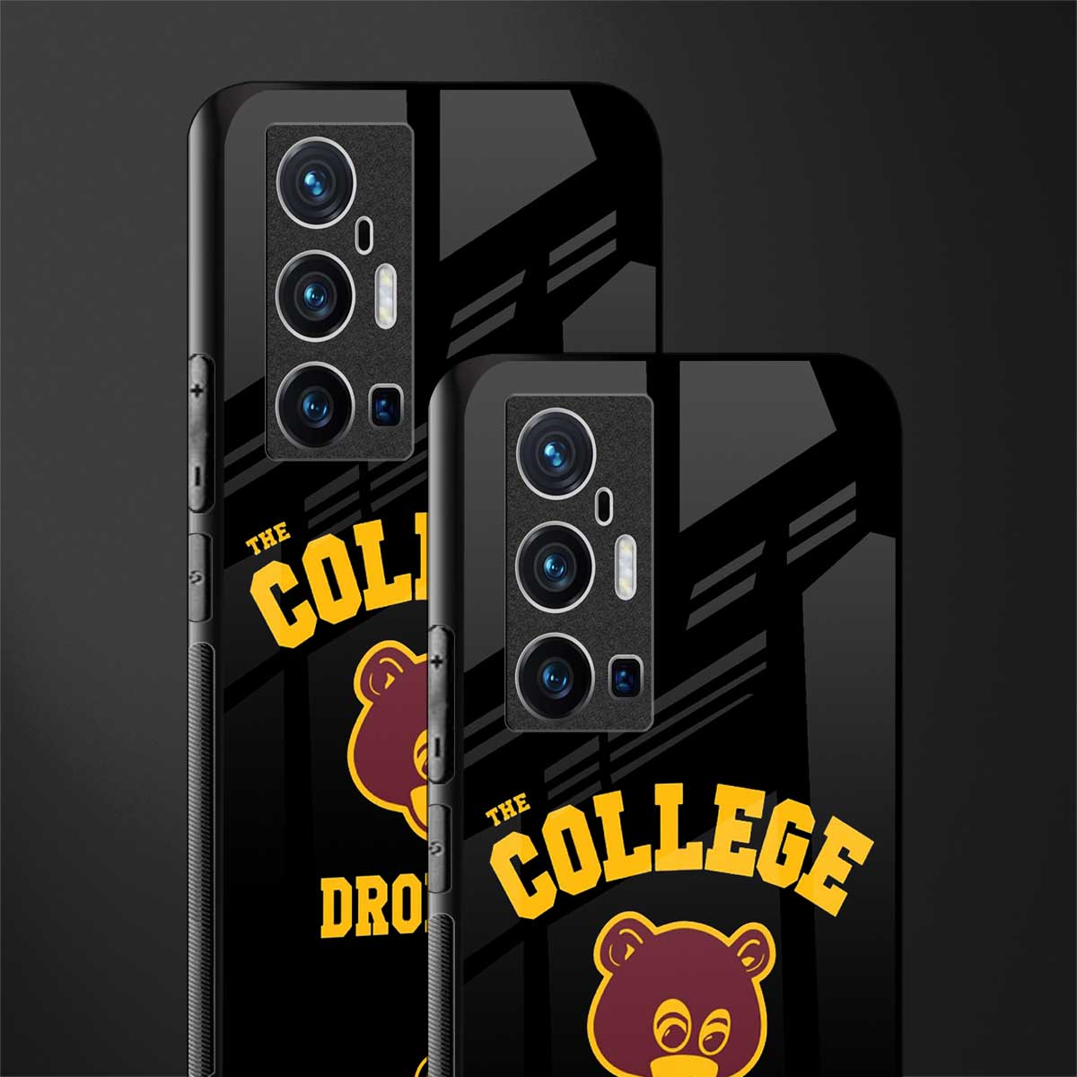 the college dropout glass case for vivo x70 pro plus image-2