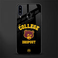 the college dropout glass case for samsung galaxy a20s image