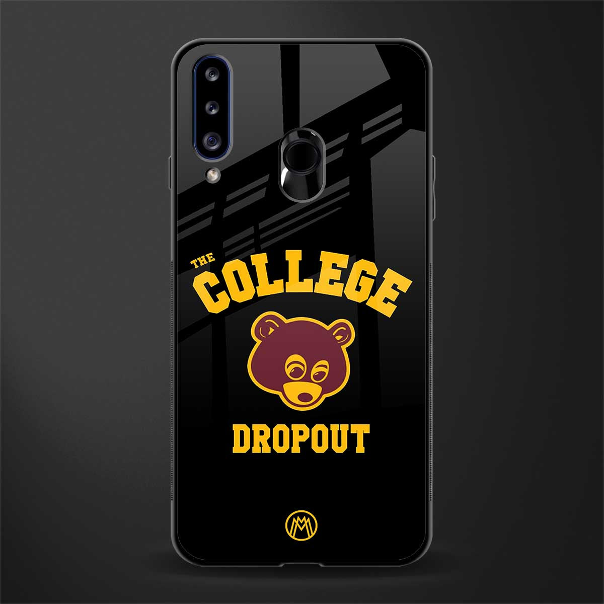 the college dropout glass case for samsung galaxy a20s image