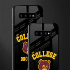 the college dropout glass case for samsung galaxy s10 image-2