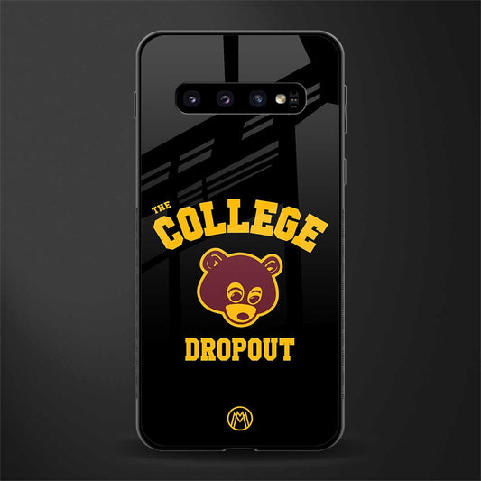 the college dropout glass case for samsung galaxy s10 image