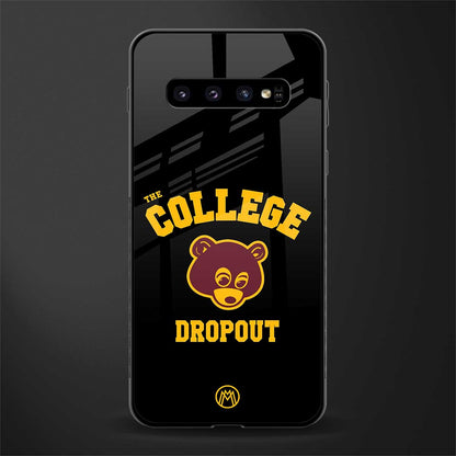 the college dropout glass case for samsung galaxy s10 plus image