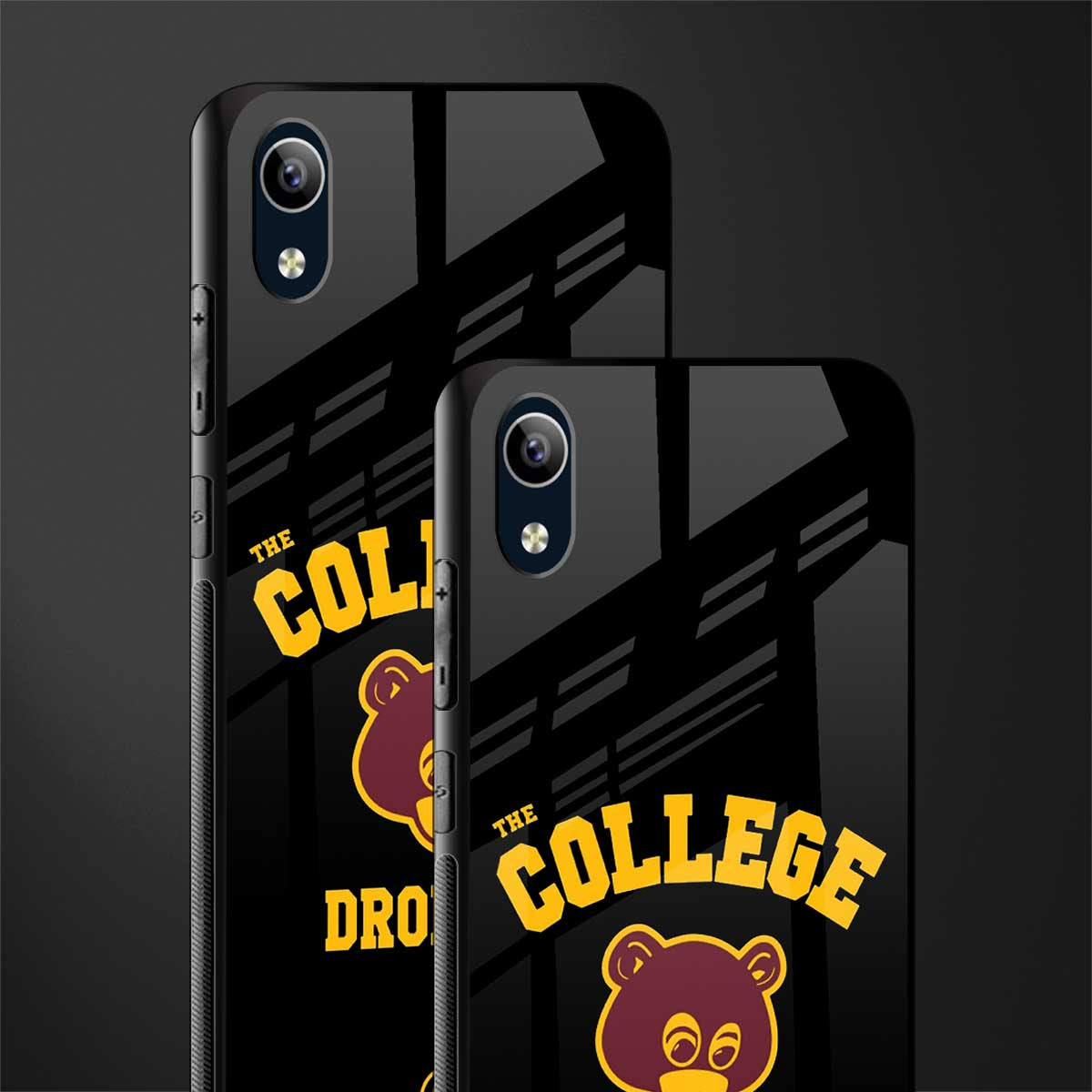 the college dropout glass case for vivo y1s without fingerprint image-2