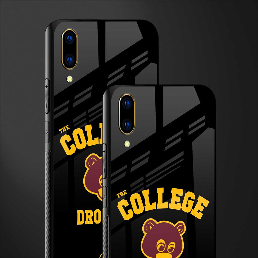 the college dropout glass case for vivo v11 pro image-2