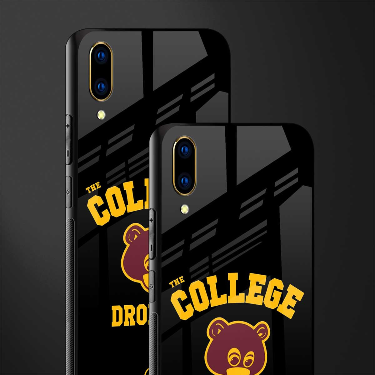 the college dropout glass case for vivo v11 pro image-2