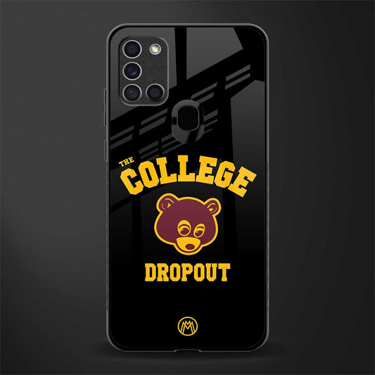 the college dropout glass case for samsung galaxy a21s image