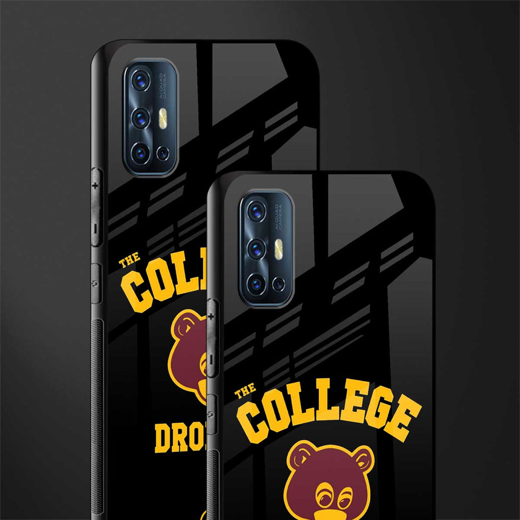 the college dropout glass case for vivo v17 image-2