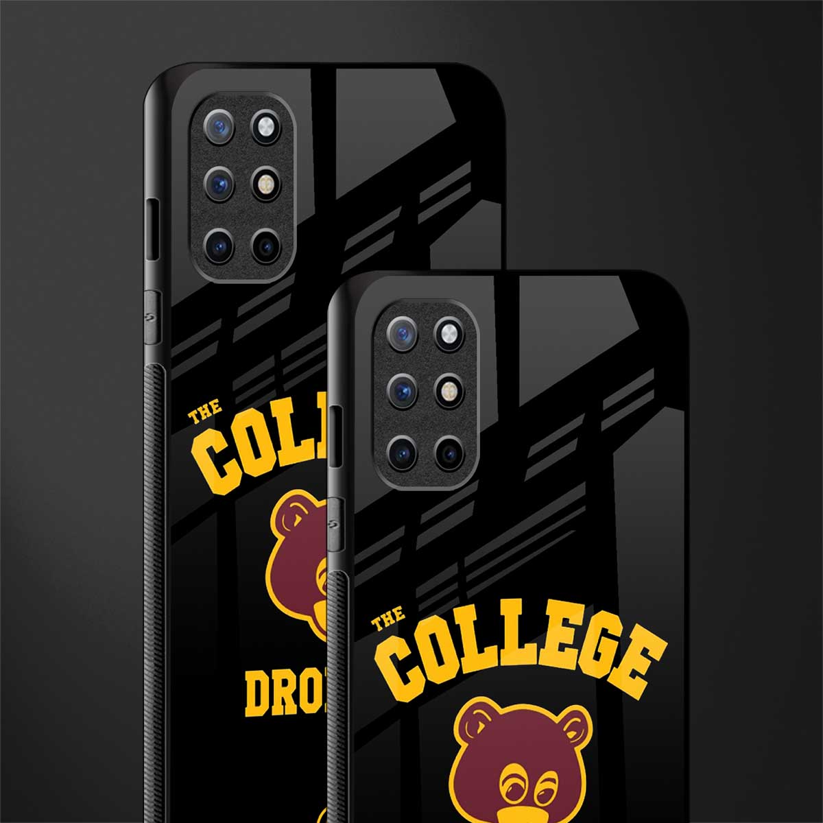 the college dropout glass case for oneplus 8t image-2