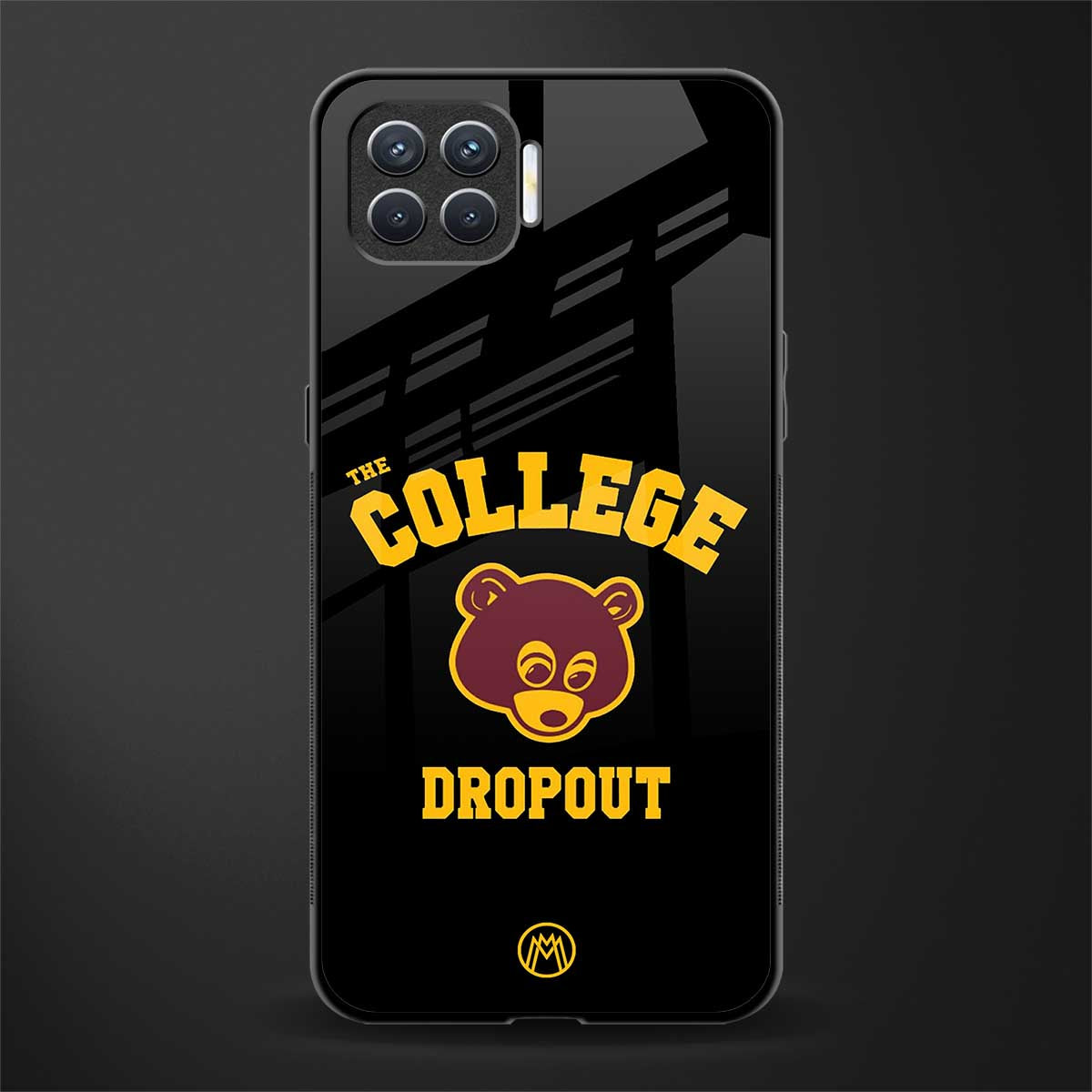 the college dropout glass case for oppo f17 pro image