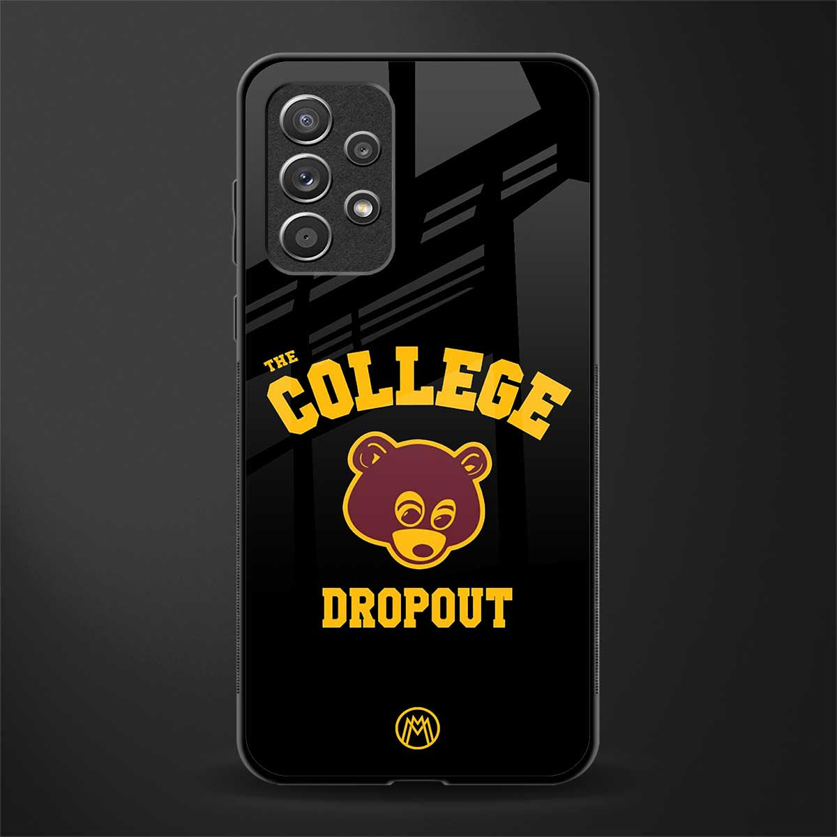 the college dropout glass case for samsung galaxy a72 image