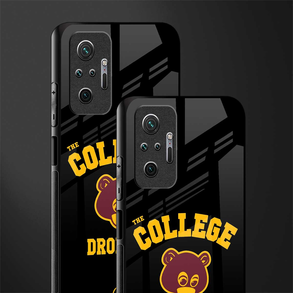 the college dropout glass case for redmi note 10 pro image-2