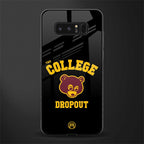 the college dropout glass case for samsung galaxy note 8 image