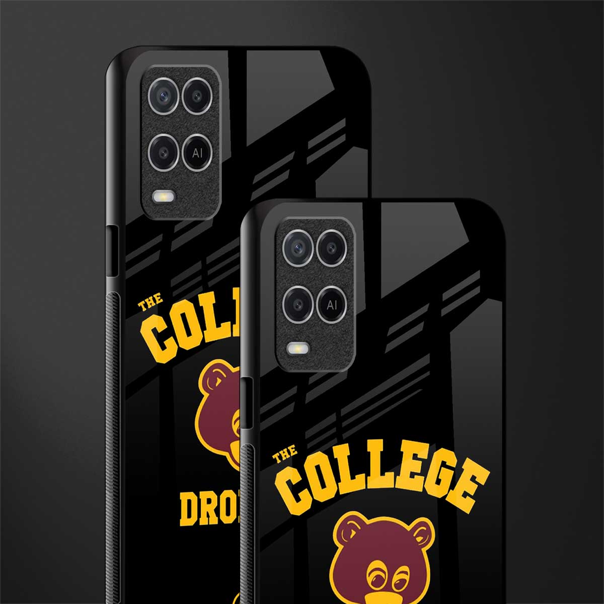the college dropout glass case for oppo a54 image-2