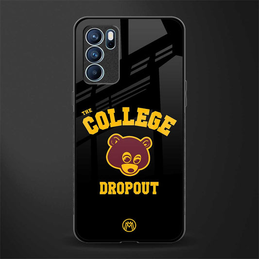 the college dropout glass case for oppo reno6 5g image