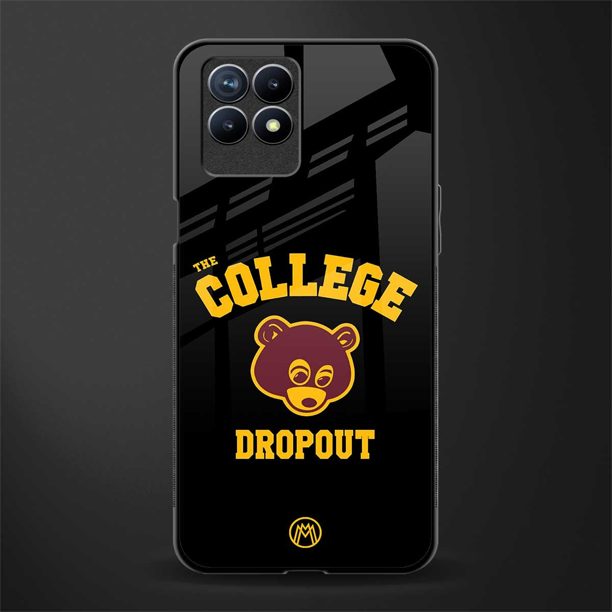 the college dropout glass case for realme 8i image
