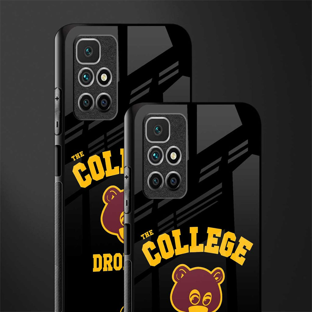 the college dropout glass case for redmi 10 prime image-2