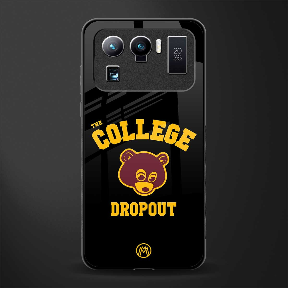 the college dropout glass case for mi 11 ultra 5g image