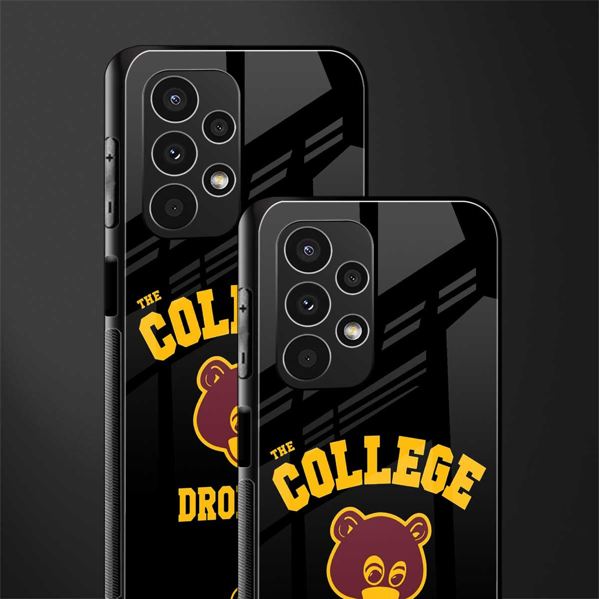 the college dropout back phone cover | glass case for samsung galaxy a13 4g