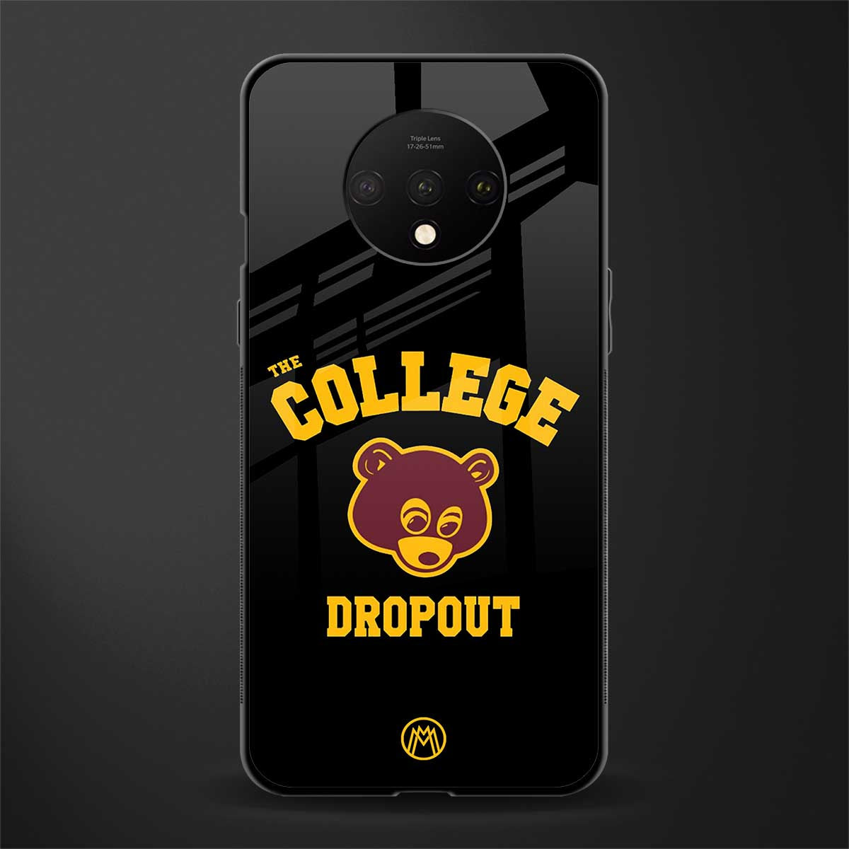 the college dropout glass case for oneplus 7t image