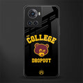 the college dropout back phone cover | glass case for oneplus 10r 5g