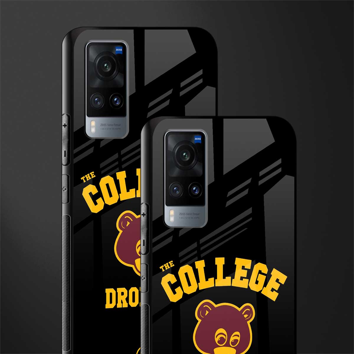the college dropout glass case for vivo x60 image-2