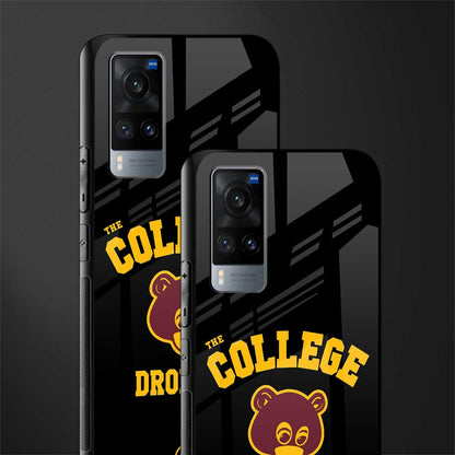 the college dropout glass case for vivo x60 image-2
