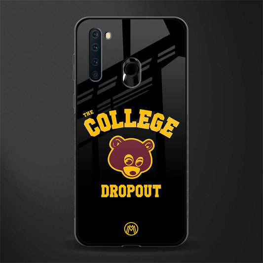 the college dropout glass case for samsung a21 image