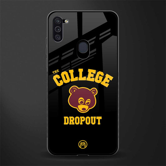 the college dropout glass case for samsung a11 image