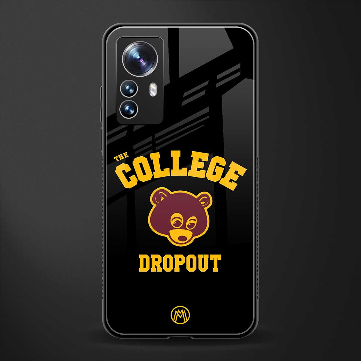 the college dropout back phone cover | glass case for xiaomi 12 pro
