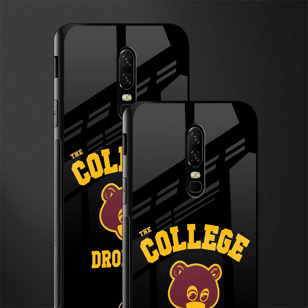 the college dropout glass case for oneplus 6 image-2